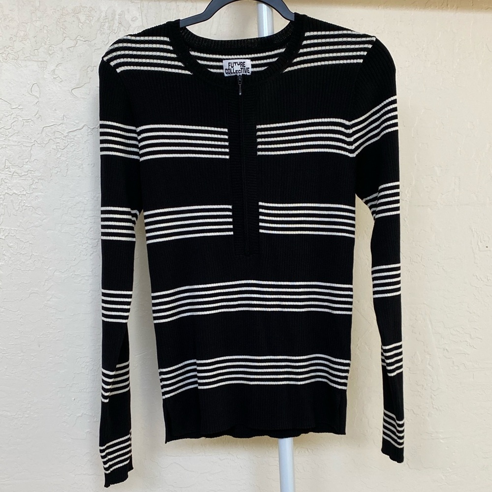 Future Collective Ribbed Tunic Sweater - Picture 4 of 8